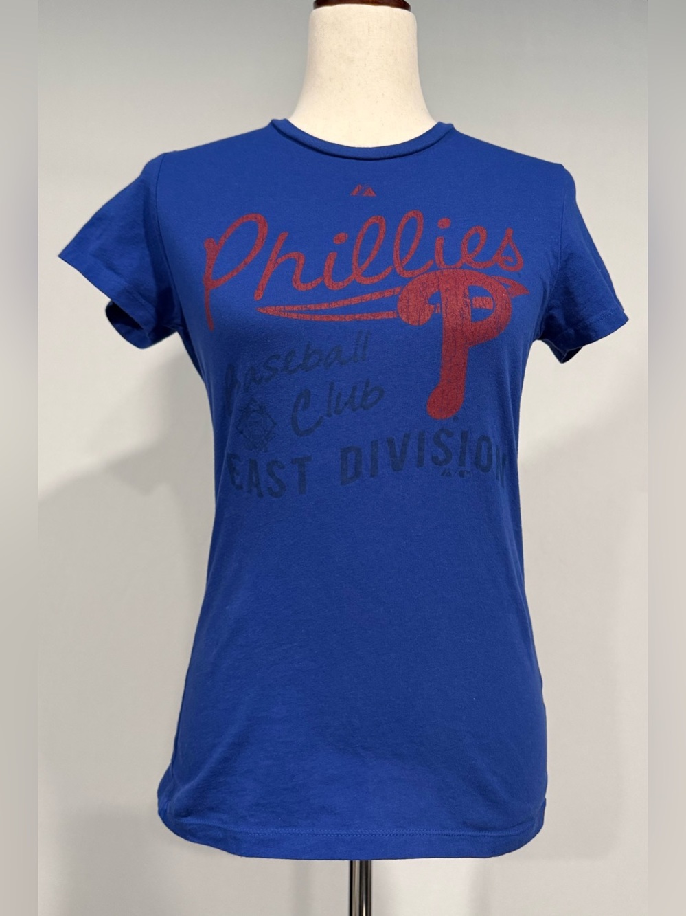 Philadelphia Phillies Blue Tee with Red Logo